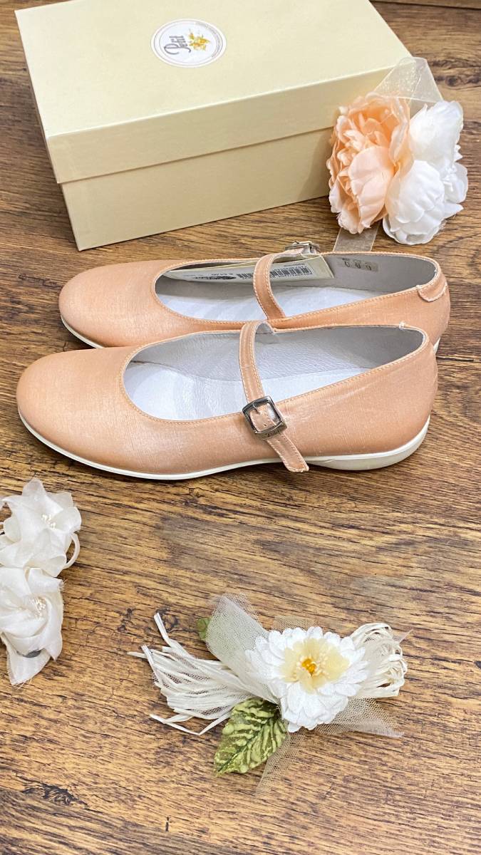 Scarpe ballerina rosa da cerimonia per bambina