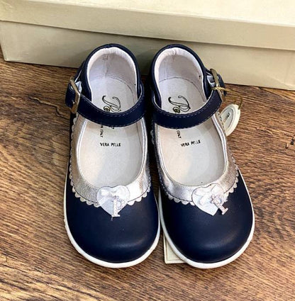 Scarpe da ballerina blu per bambina di 2 anni