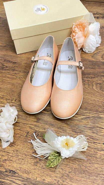 Scarpe ballerina rosa per cerimonia