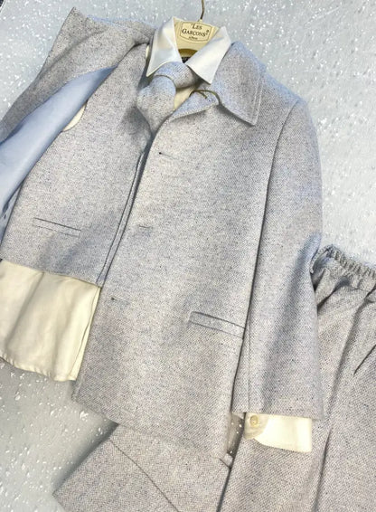 Vestito elegante da bambino per cerimonia invernale