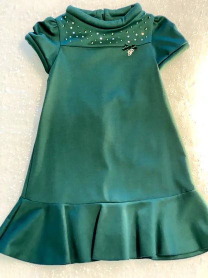 Vestito elegante verde